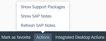 SAP Solution Manager System Recommendations