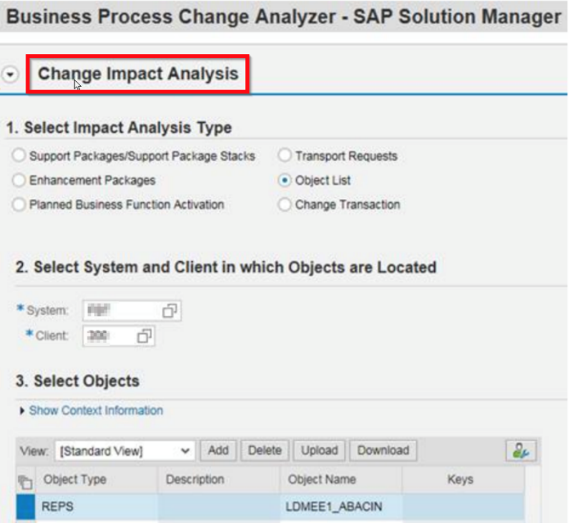 SAP Solution Manager System Recommendations